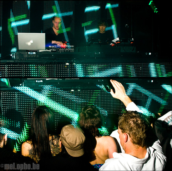 Sasha & Digweed at Showbox SoDo, April 22, 2008. Photo by Tighe McGillivray.