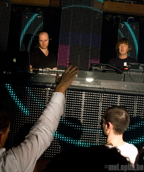 Sasha & Digweed at Showbox SoDo, April 22, 2008. Photo by Tighe McGillivray.