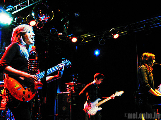 Eisley at Highline Ballroom, April 23, 2008. Photo by Romeo Raugei.