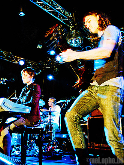 Eisley at Highline Ballroom, April 23, 2008. Photo by Romeo Raugei.
