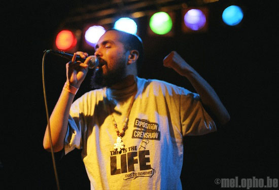 Gabriel Teodros at Neumos, April 27, 2008. Photo by Nicole Kristek.