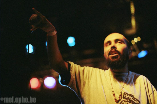 Gabriel Teodros at Neumos, April 27, 2008. Photo by Nicole Kristek.