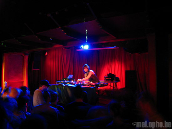 Ellen Allien at Chop Suey, May 1, 2008. Photo by Riley Nagler.
