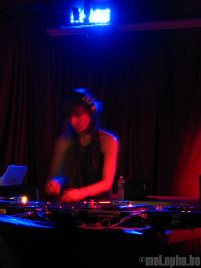 Ellen Allien at Chop Suey, May 1, 2008. Photo by Riley Nagler.
