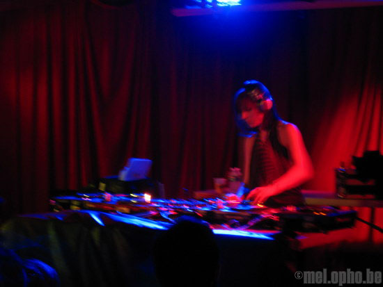 Ellen Allien at Chop Suey, May 1, 2008. Photo by Riley Nagler.
