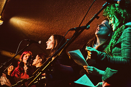 Rose Cousins at Club Passim, May 2, 2008. Photo by Jenny Rushlow.