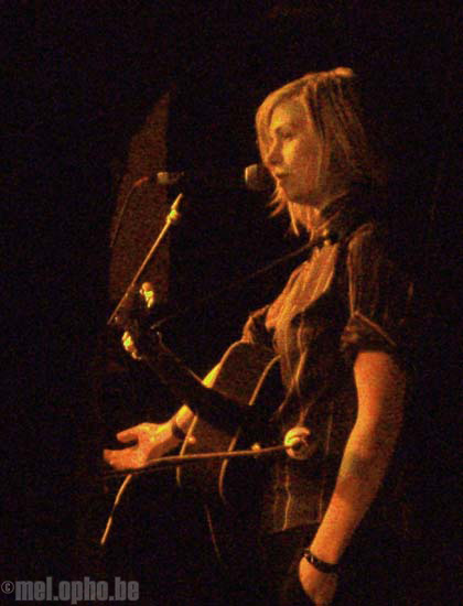 Anna Ternheim at Middle East Upstairs, May 9, 2008. Photo by Ian Doreian.