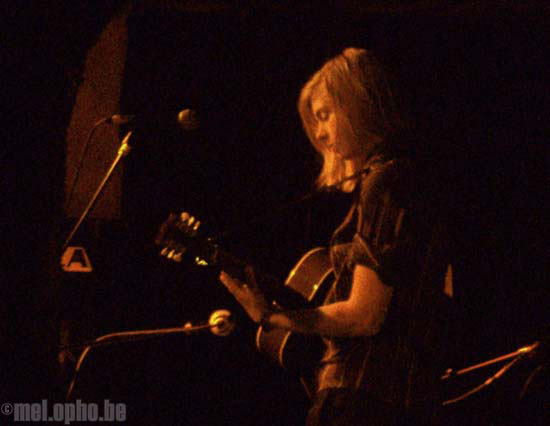 Anna Ternheim at Middle East Upstairs, May 9, 2008. Photo by Ian Doreian.