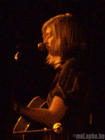 Anna Ternheim at Middle East Upstairs, May 9, 2008. Photo by Ian Doreian.