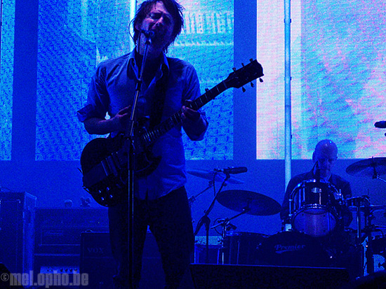 Radiohead at Verizon Wireless Amphitheatre, May 14, 2008. Photo by Jeffrey Sparks and Scott Rohr.
