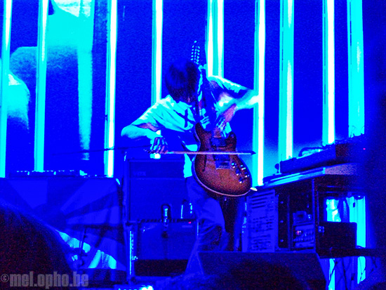 Radiohead at Verizon Wireless Amphitheatre, May 14, 2008. Photo by Jeffrey Sparks and Scott Rohr.