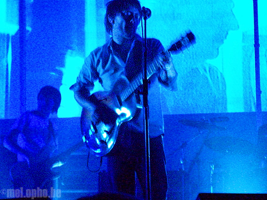 Radiohead at Verizon Wireless Amphitheatre, May 14, 2008. Photo by Jeffrey Sparks and Scott Rohr.