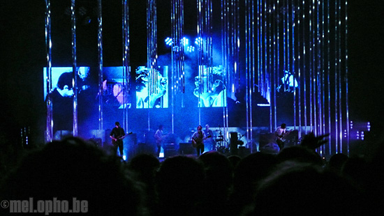 Radiohead at Verizon Wireless Amphitheatre, May 14, 2008. Photo by Jeffrey Sparks and Scott Rohr.