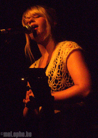 Basia Bulat at Paradise Rock Club, May 18, 2008. Photo by Beth Freeman Doreian and Ian Doreian.