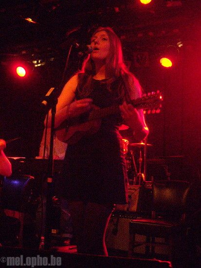 Basia Bulat at Paradise Rock Club, May 18, 2008. Photo by Beth Freeman Doreian and Ian Doreian.
