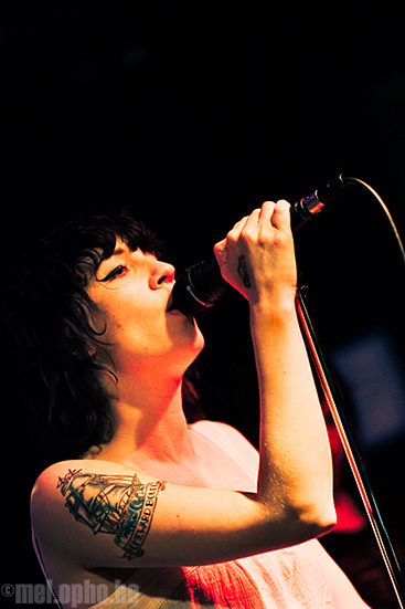 The Long Blondes at Great Scott, May 19, 2008. Photo by Joshua Bean.