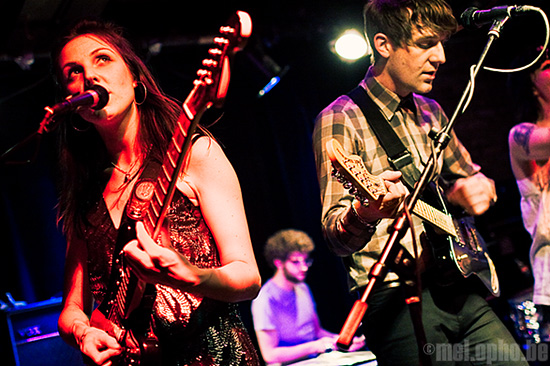 The Long Blondes at Great Scott, May 19, 2008. Photo by Joshua Bean.