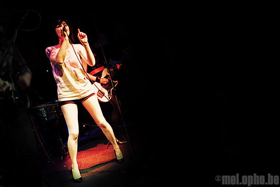 The Long Blondes at Great Scott, May 19, 2008. Photo by Joshua Bean.