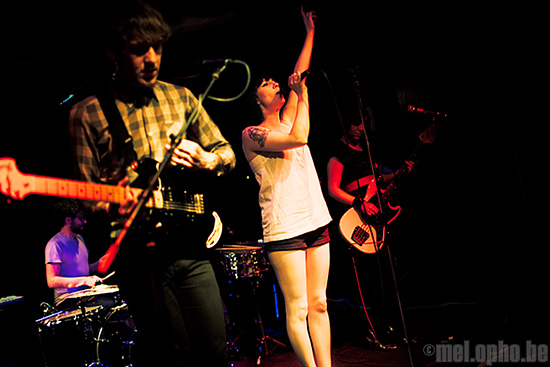 The Long Blondes at Great Scott, May 19, 2008. Photo by Joshua Bean.