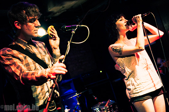 The Long Blondes at Great Scott, May 19, 2008. Photo by Joshua Bean.