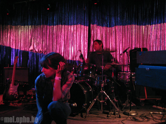 The Fiery Furnaces at Spaceland, May 30, 2008. Photo by Tim Harvey.