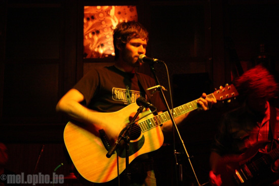 Michael Vermillion at Connor Byrne Pub, July 5, 2008. Photo by Jim Guerber.