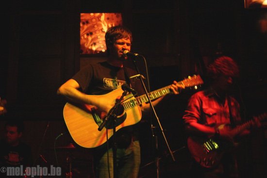Michael Vermillion at Connor Byrne Pub, July 5, 2008. Photo by Jim Guerber.