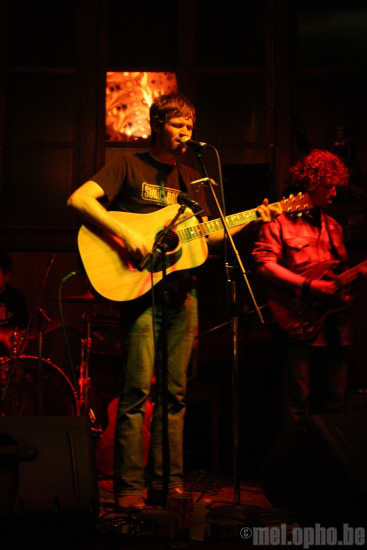 Michael Vermillion at Connor Byrne Pub, July 5, 2008. Photo by Jim Guerber.