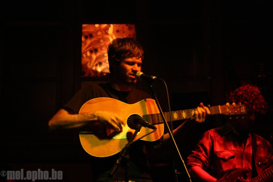 Michael Vermillion at Connor Byrne Pub, July 5, 2008. Photo by Jim Guerber.