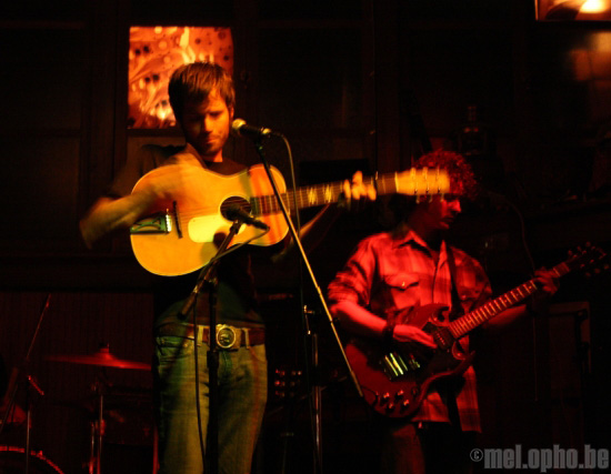 Michael Vermillion at Connor Byrne Pub, July 5, 2008. Photo by Jim Guerber.