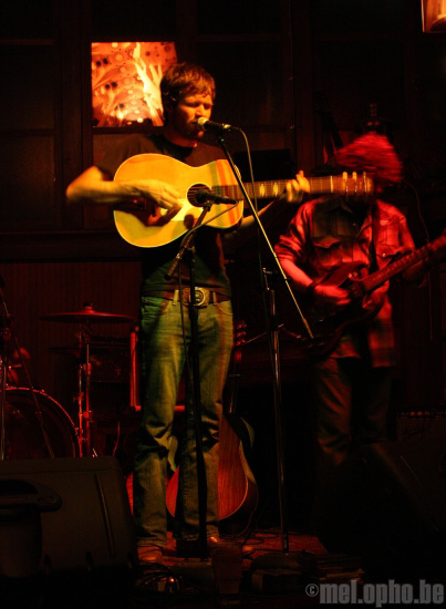 Michael Vermillion at Connor Byrne Pub, July 5, 2008. Photo by Jim Guerber.