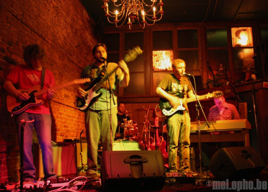 Michael Vermillion at Connor Byrne Pub, July 5, 2008. Photo by Jim Guerber.