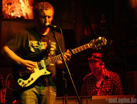 Michael Vermillion at Connor Byrne Pub, July 5, 2008. Photo by Jim Guerber.