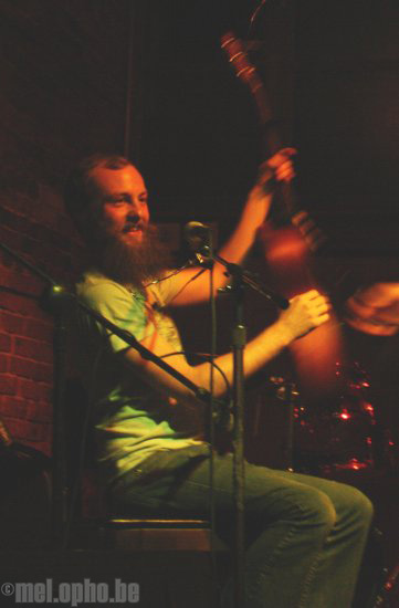 Michael Vermillion at Connor Byrne Pub, July 5, 2008. Photo by Jim Guerber.