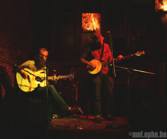 Michael Vermillion at Connor Byrne Pub, July 5, 2008. Photo by Jim Guerber.