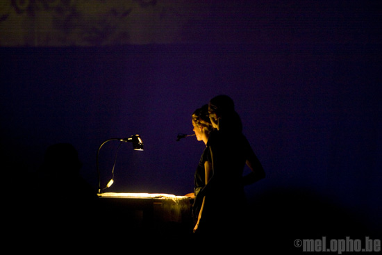 Feist at Prospect Park, July 9, 2008. Photo by Ari Sommer.