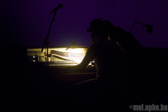 Feist at Prospect Park, July 9, 2008. Photo by Ari Sommer.