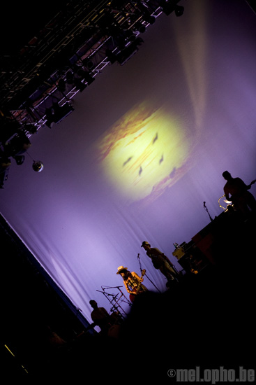 Feist at Prospect Park, July 9, 2008. Photo by Ari Sommer.