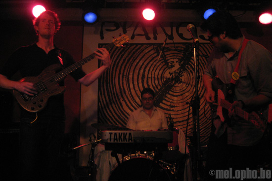 Takka Takka at Pianos, July 15, 2008. Photo by Anna Gillespie.