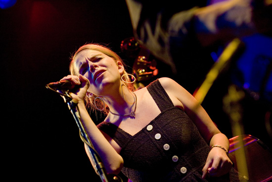 Crooked Still at Bowery Ballroom, July 16, 2008. Photo by Ari Sommer.