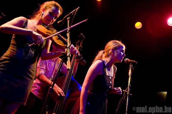 Crooked Still at Bowery Ballroom, July 16, 2008. Photo by Ari Sommer.