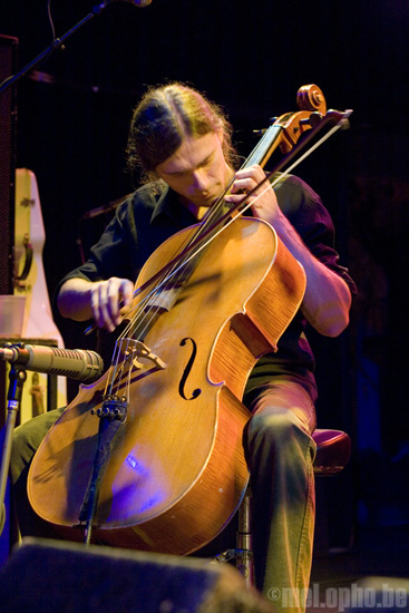 Crooked Still at Bowery Ballroom, July 16, 2008. Photo by Ari Sommer.