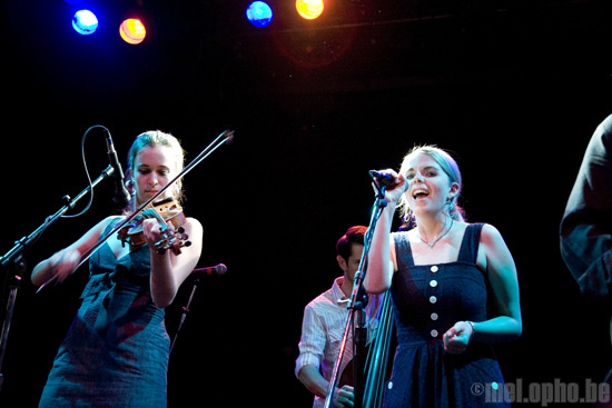 Crooked Still at Bowery Ballroom, July 16, 2008. Photo by Ari Sommer.