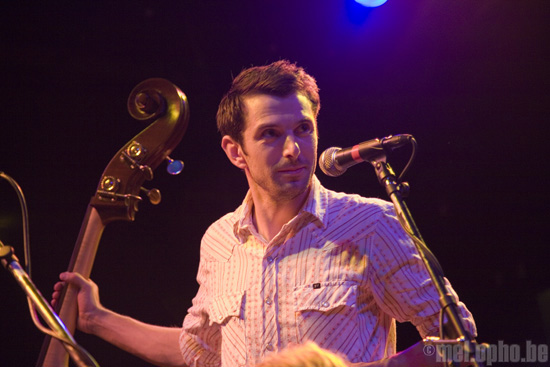 Crooked Still at Bowery Ballroom, July 16, 2008. Photo by Ari Sommer.