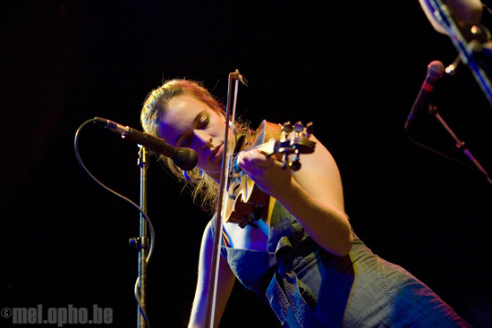 Crooked Still at Bowery Ballroom, July 16, 2008. Photo by Ari Sommer.
