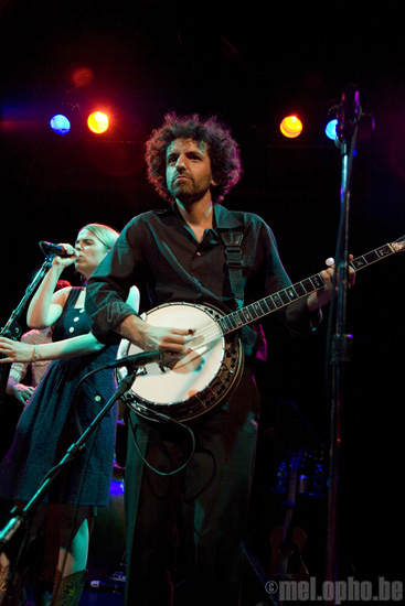 Crooked Still at Bowery Ballroom, July 16, 2008. Photo by Ari Sommer.