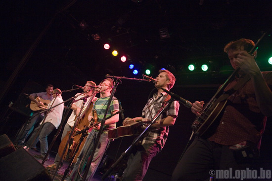 Crooked Still at Bowery Ballroom, July 16, 2008. Photo by Ari Sommer.
