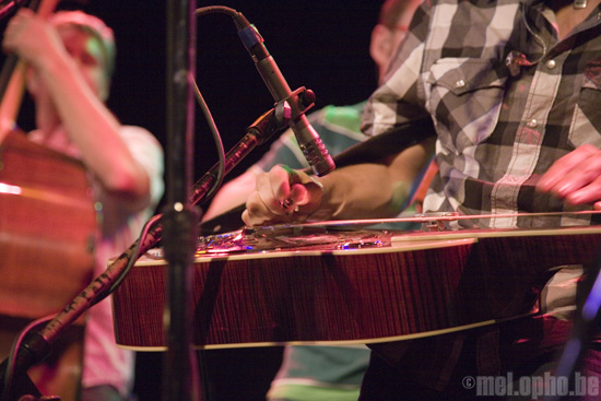 Crooked Still at Bowery Ballroom, July 16, 2008. Photo by Ari Sommer.