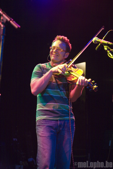 Crooked Still at Bowery Ballroom, July 16, 2008. Photo by Ari Sommer.