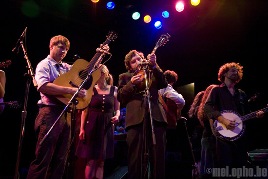 Crooked Still at Bowery Ballroom, July 16, 2008. Photo by Ari Sommer.